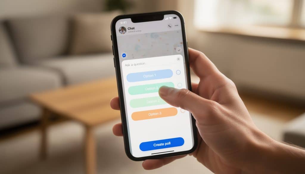 découvrez comment créer un sondage sur messenger rapidement et facilement pour recueillir l'avis de vos amis et contacts en quelques clics.