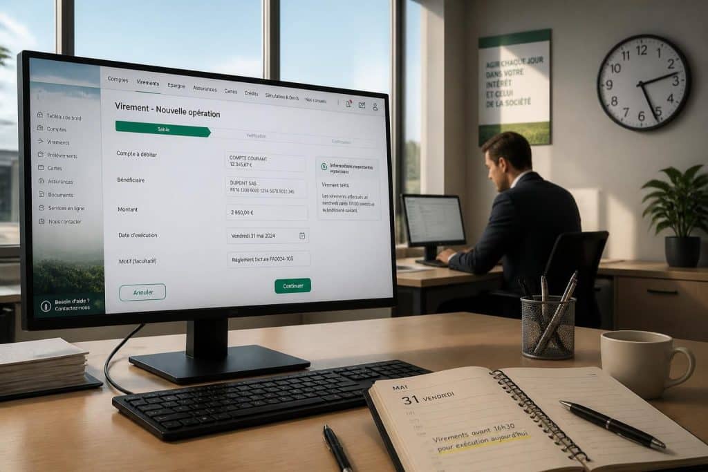 découvrez les délais et heures de traitement pour un virement effectué le vendredi au crédit agricole, afin d'optimiser la gestion de vos transactions bancaires.